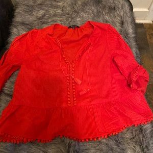 Pre-owned Madewell brand red top.⛄️